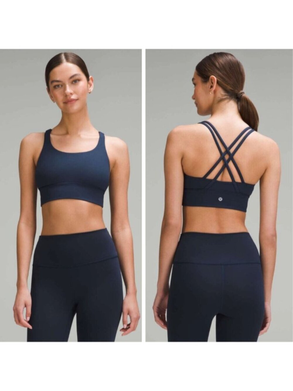 Lululemon Energy Longline Bra *Medium Support, B–D Cups True Navy